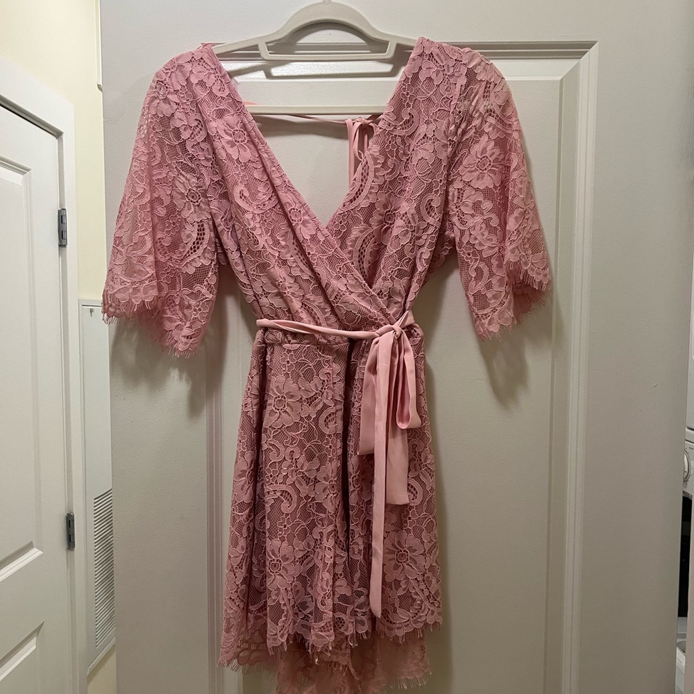 Francesca’s light pink Romper